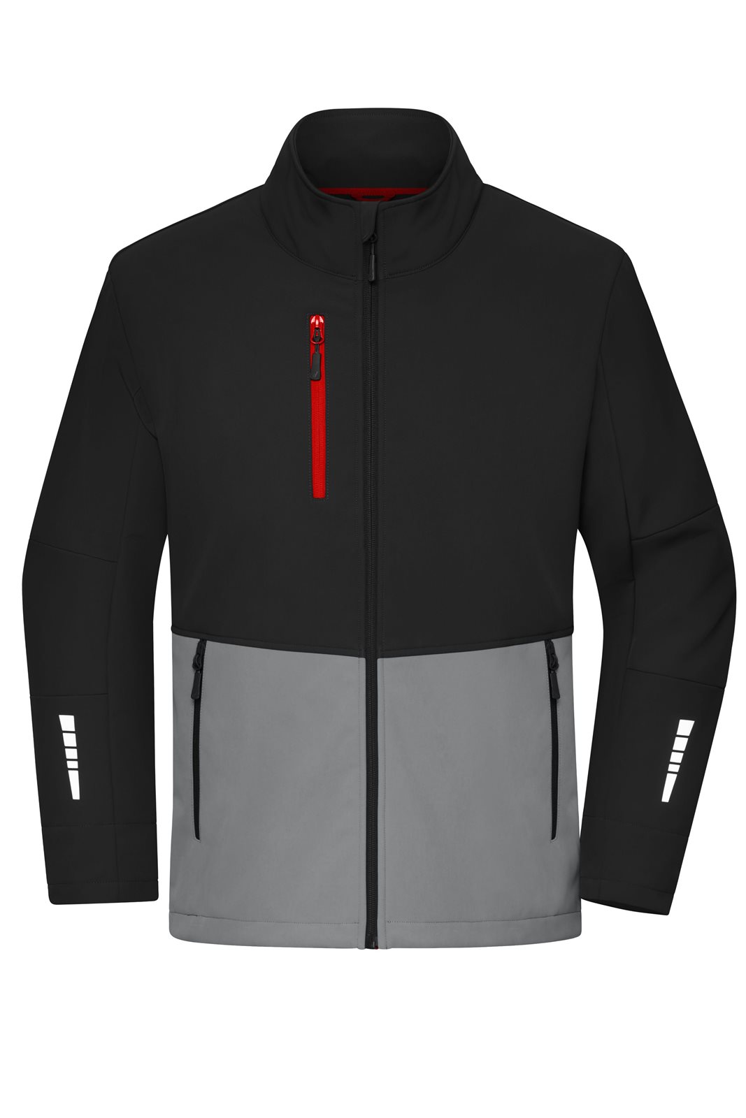 Jacke Unisex Schwarz/Grau – Workwear Softshell Jacket
