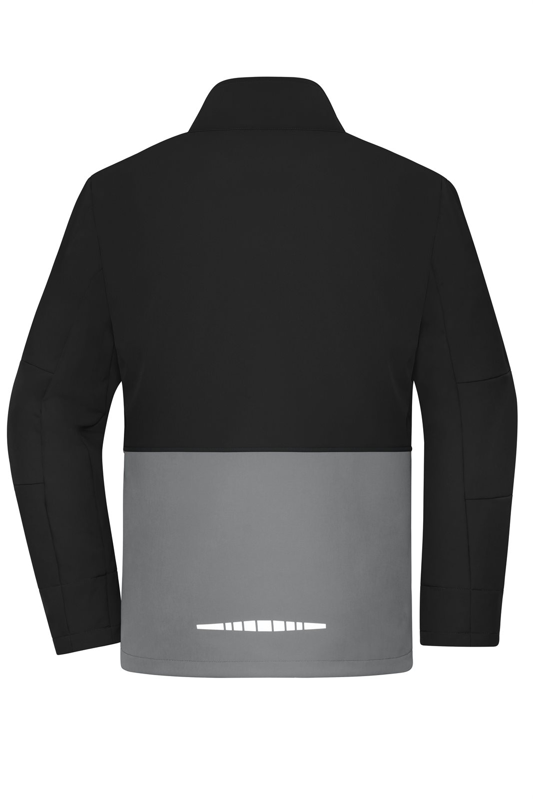 Jacke Unisex Schwarz/Grau – Workwear Softshell Jacket, Detailansicht