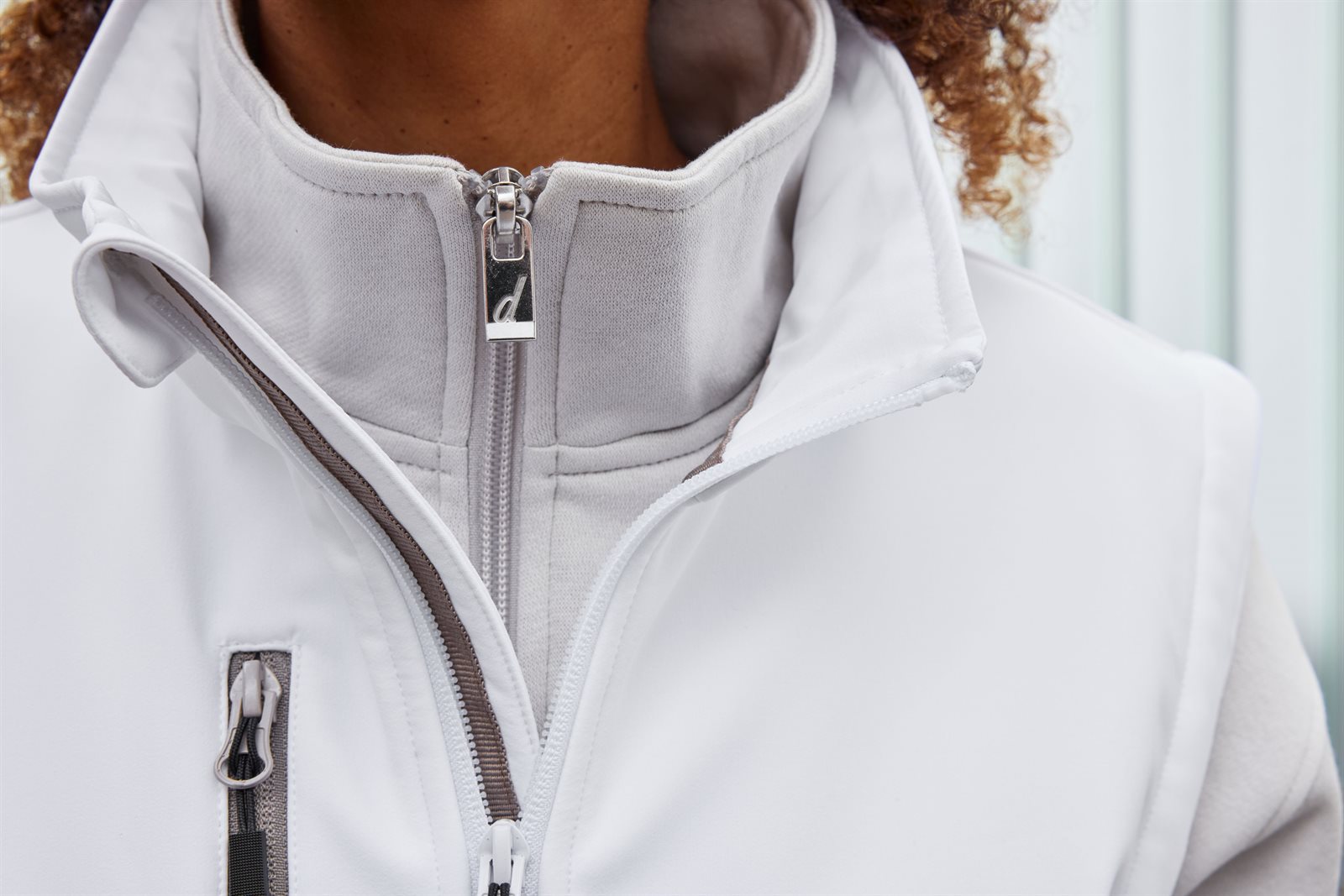 Weste Unisex – Workwear Softshell Vest, Detailansicht