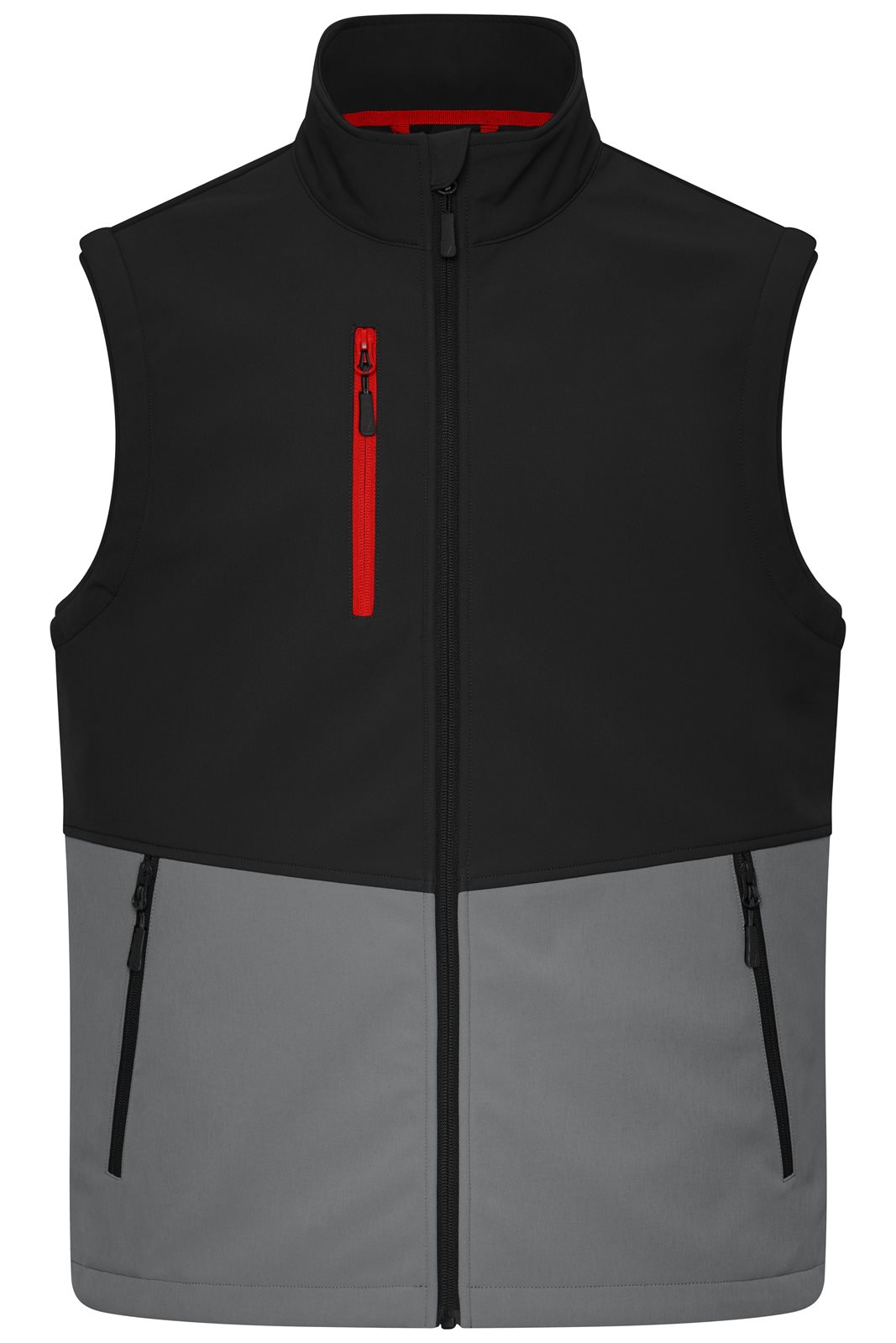 Weste Unisex Schwarz/Grau – Workwear Softshell Vest