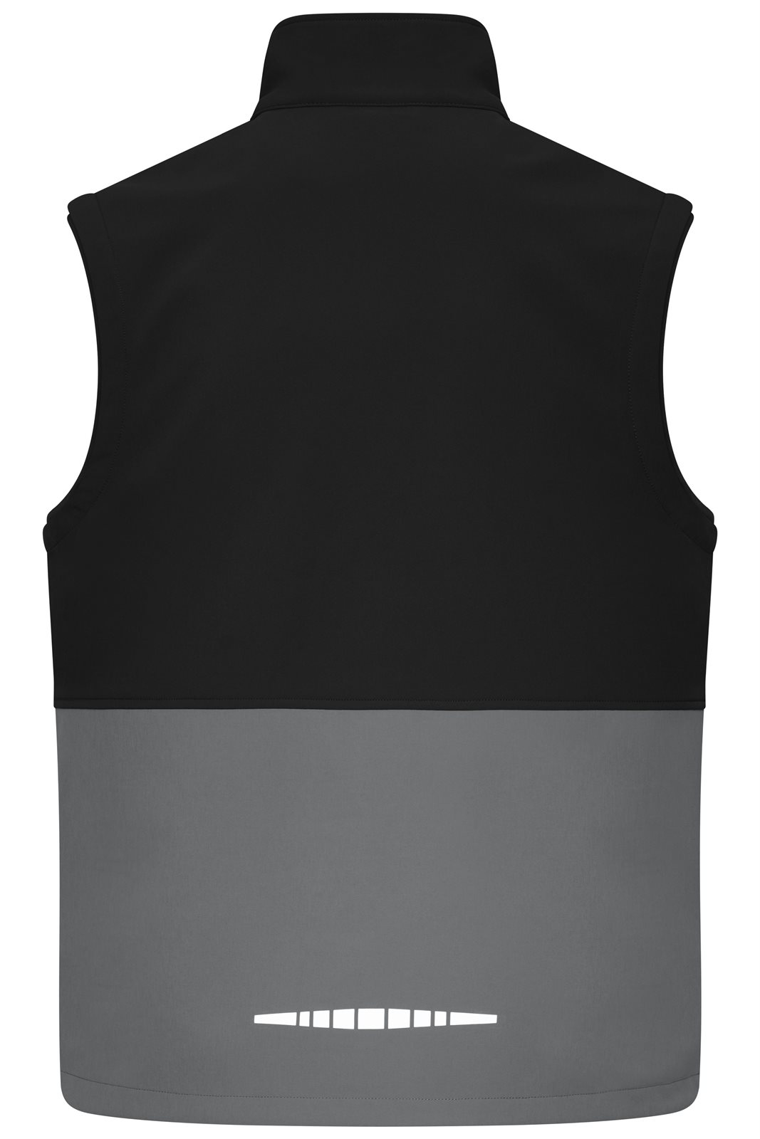 Weste Unisex Schwarz/Grau – Workwear Softshell Vest, Detailansicht