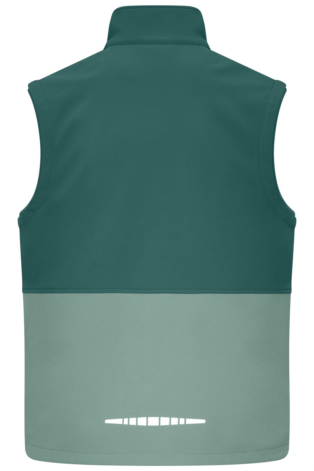 Weste Unisex Grün – Workwear Softshell Vest, Detailansicht
