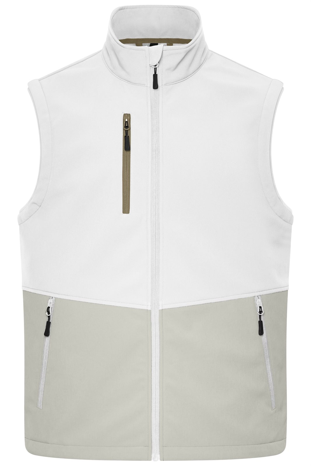 Weste Unisex Weiß/Grau – Workwear Softshell Vest