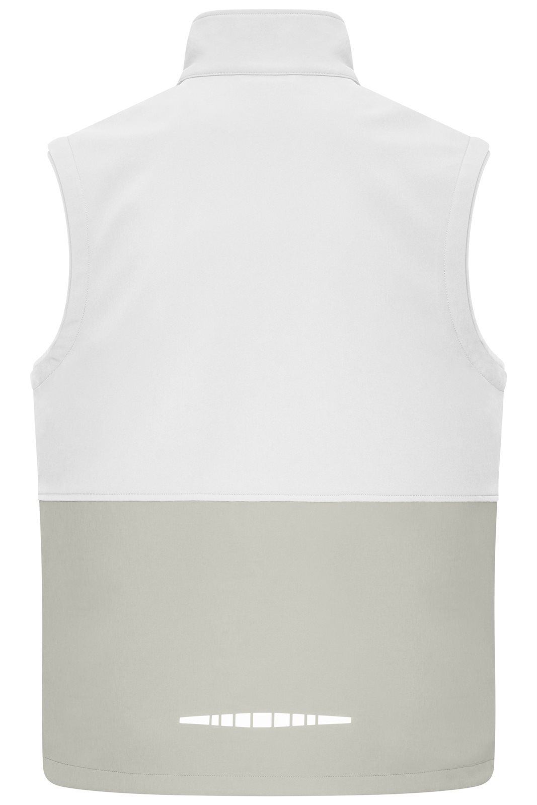 Weste Unisex Weiß/Grau – Workwear Softshell Vest, Detailansicht