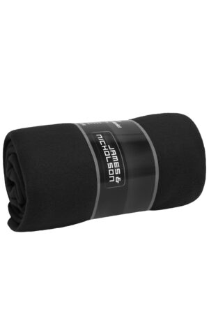 Decke Unisex Schwarz/Grau – Fleece Blanket
