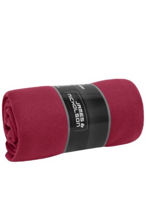 Decke Unisex Schwarz/Grau – Fleece Blanket