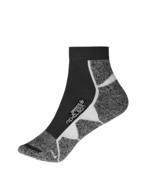 Socken Unisex Weiß/Schwarz – Sport Sneaker Socks