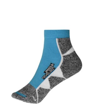 Socken Unisex Weiß/Schwarz – Sport Sneaker Socks