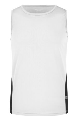 Tank Top Herren Schwarz/Rot – Men's Running Tank