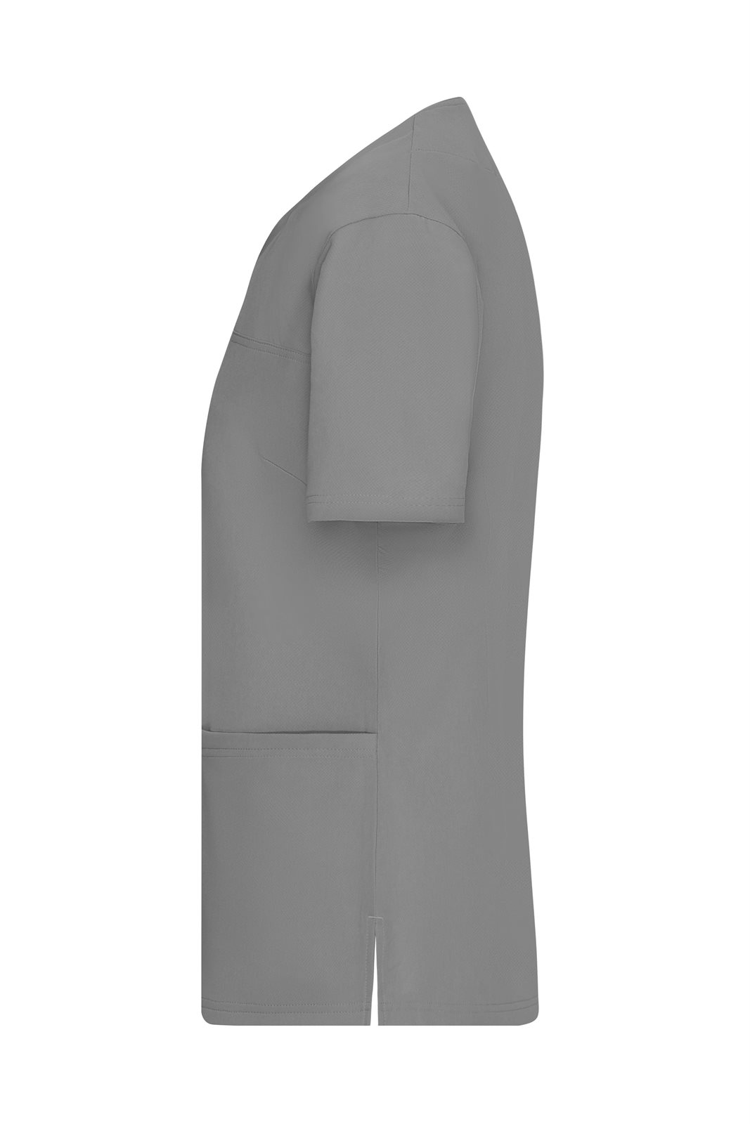 Kasack Damen Grau – Ladies' Stretch-Kasack, Detailansicht