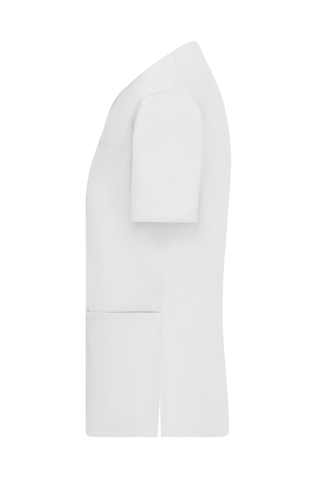 Kasack Damen Weiß – Ladies' Stretch-Kasack, Detailansicht