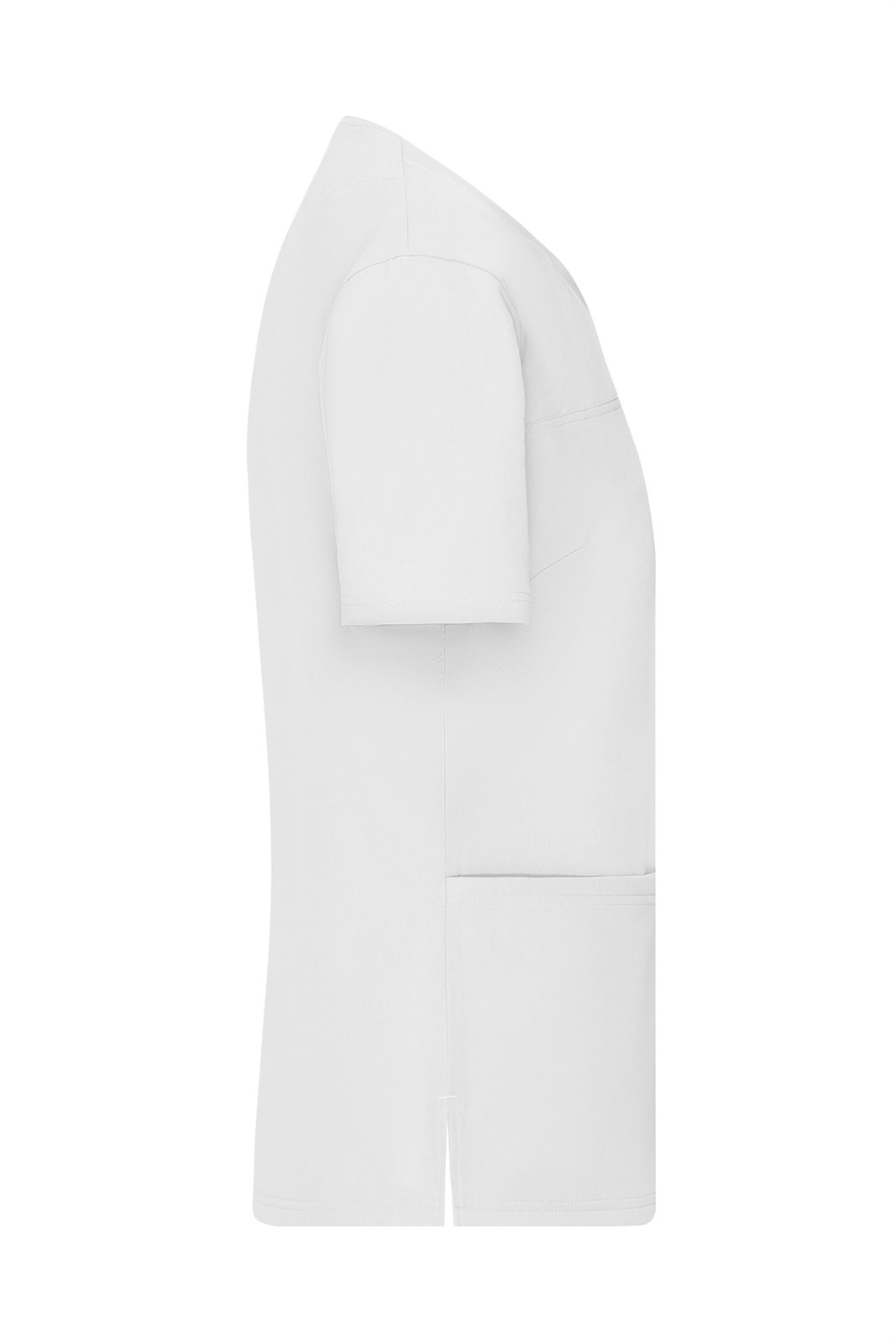 Kasack Damen Weiß – Ladies' Stretch-Kasack, Detailansicht
