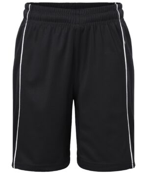 Hose Kinder Weiß/Schwarz – Basic Team Shorts Junior