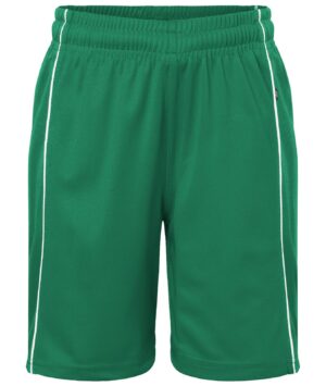 Hose Kinder Weiß/Schwarz – Basic Team Shorts Junior