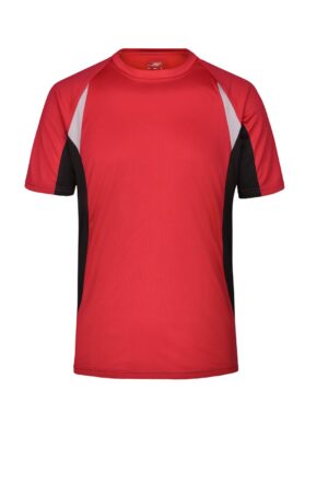 T-Shirt Herren Schwarz/Rot – Men's Running-T