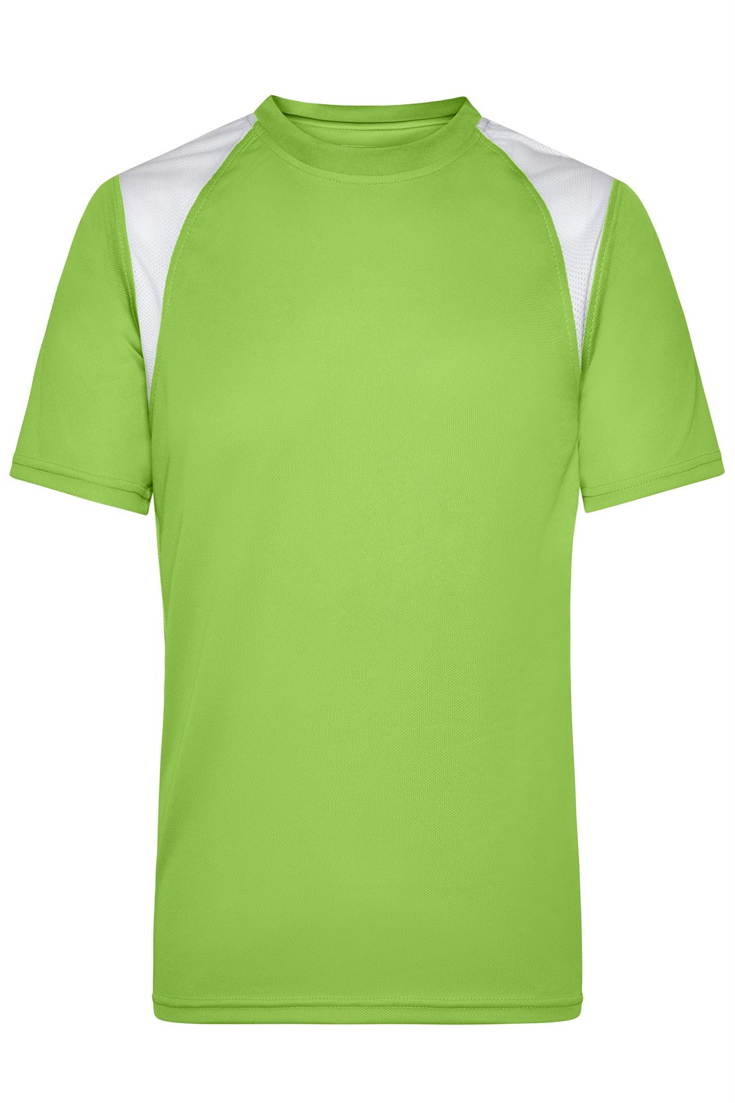 T-Shirt Herren Weiß/Grün – Men's Running-T