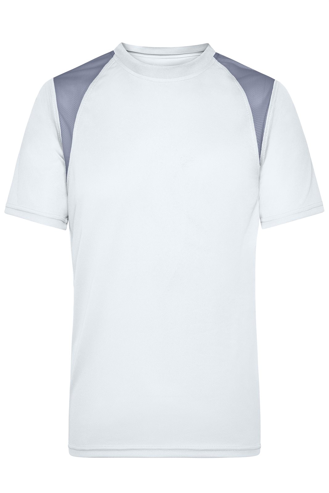 T-Shirt Herren Weiß/Grau – Men's Running-T