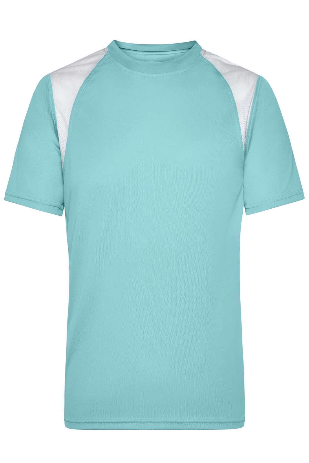 T-Shirt Herren Weiß/Grün – Men's Running-T