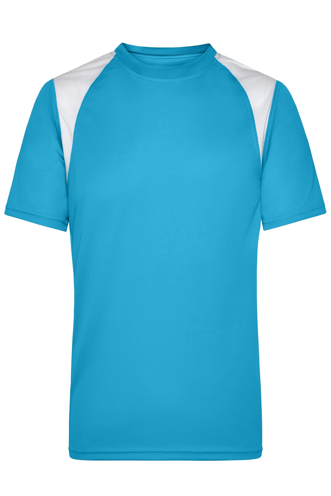 T-Shirt Herren Weiß/Blau – Men's Running-T
