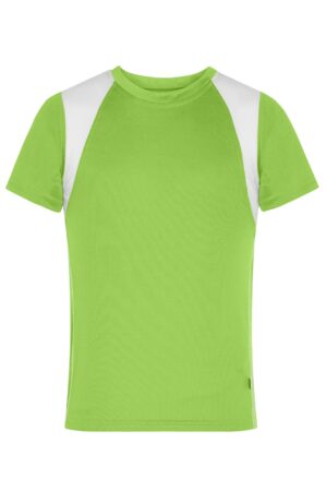T-Shirt Kinder Weiß/Grün – Running-T Junior