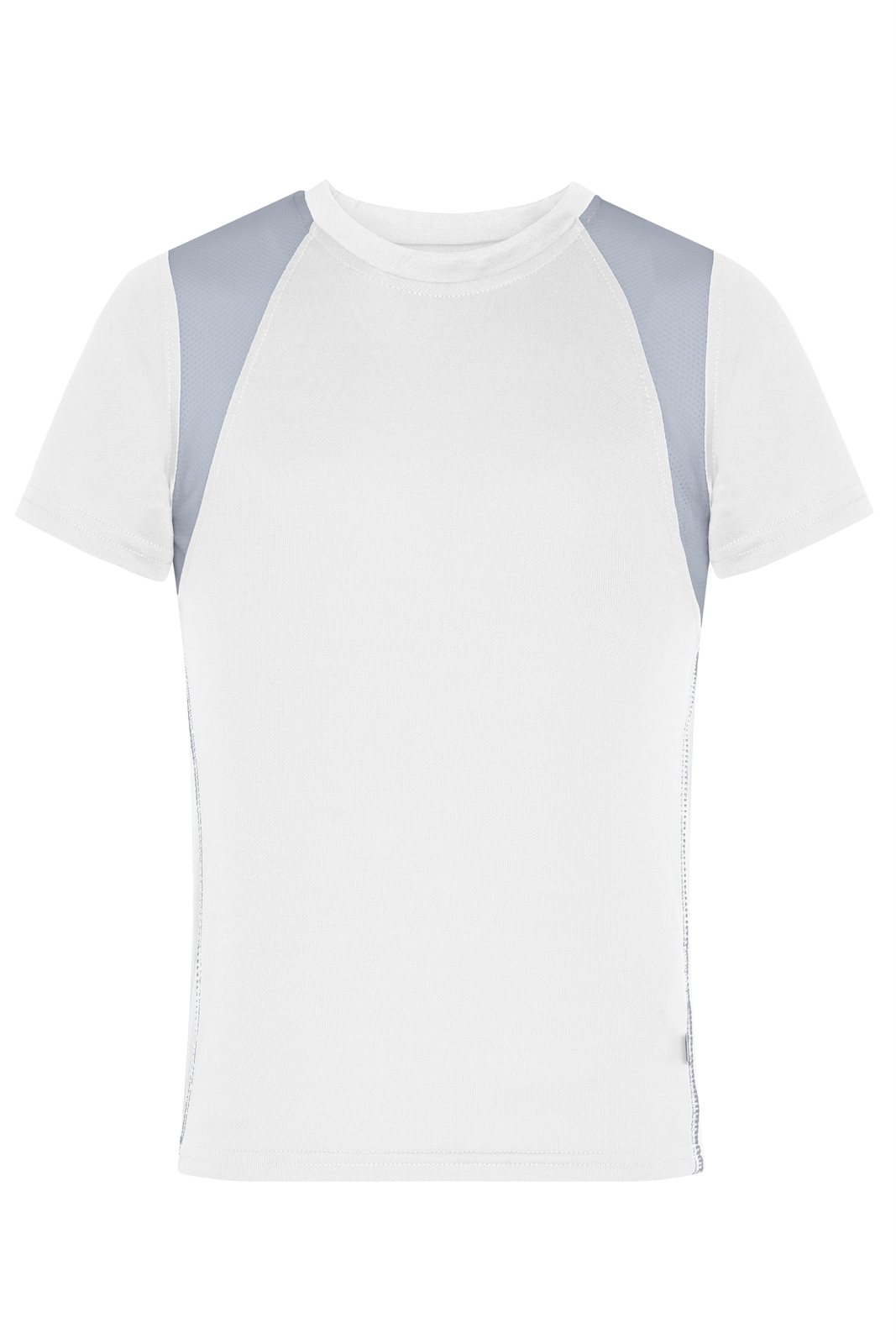 T-Shirt Kinder Weiß/Grau – Running-T Junior