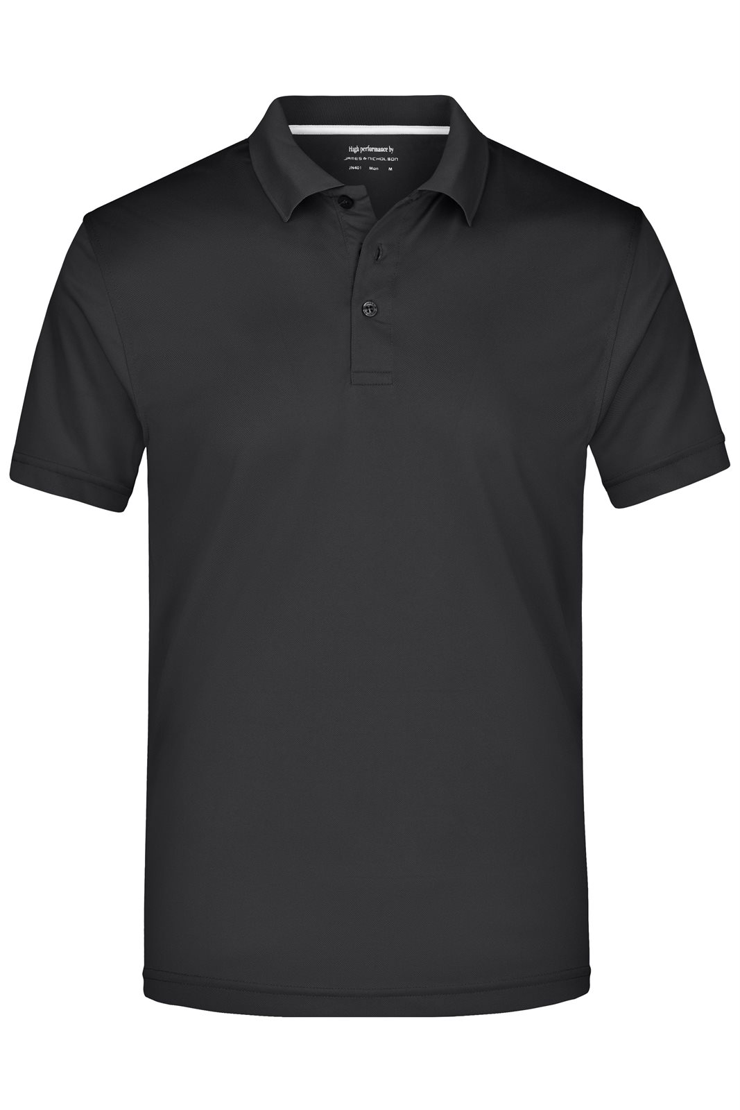 Poloshirt Herren Schwarz – Men's Polo High Performance
