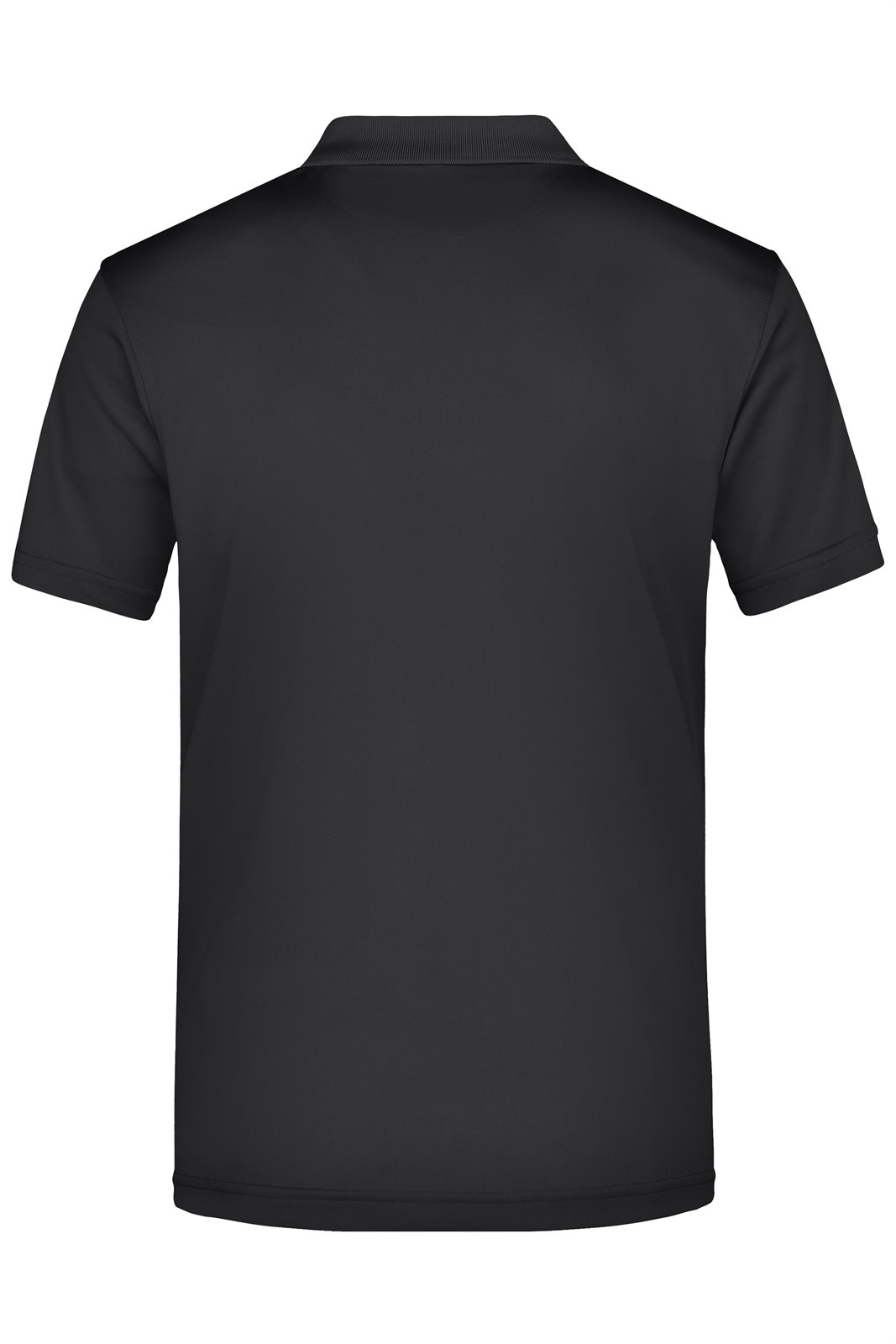 Poloshirt Herren Schwarz – Men's Polo High Performance, Detailansicht