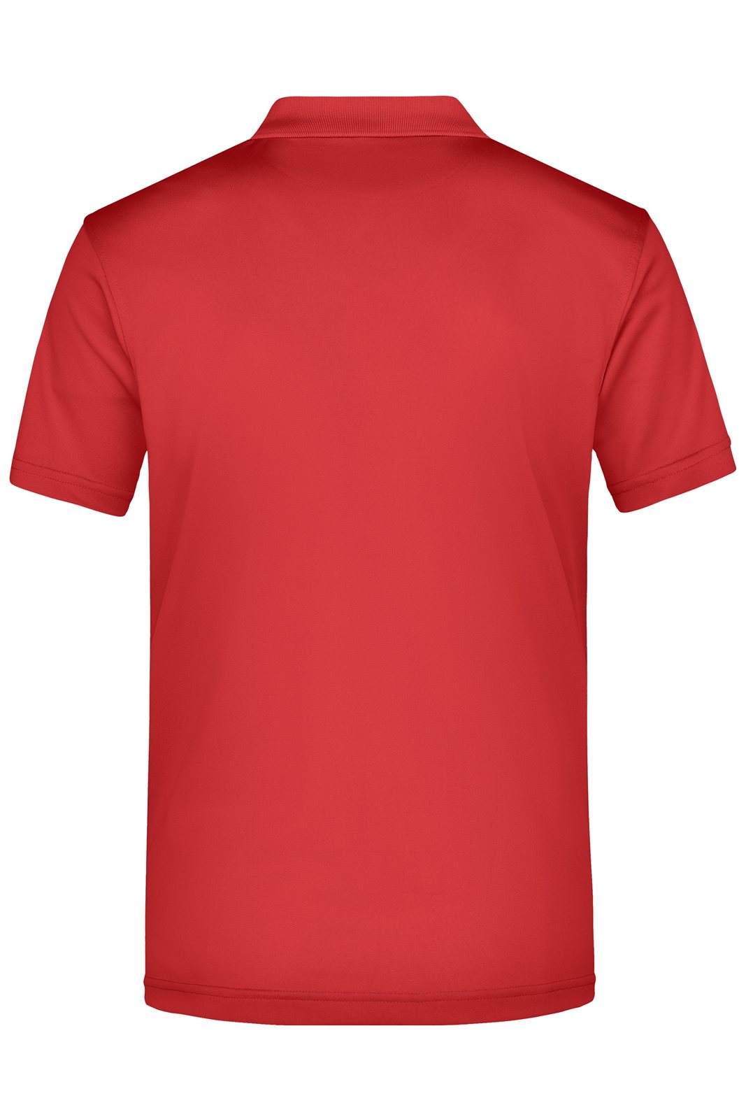 Poloshirt Herren Rot – Men's Polo High Performance, Detailansicht