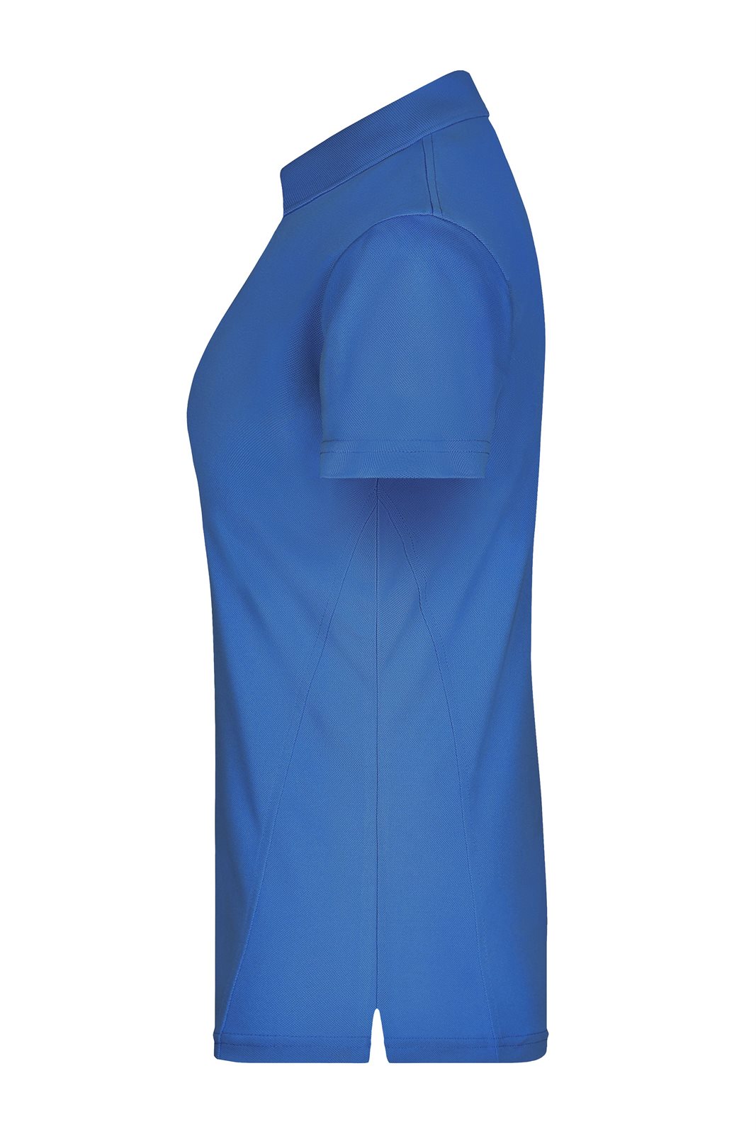 Poloshirt Damen Blau – Ladies' Polo High Performance, Detailansicht