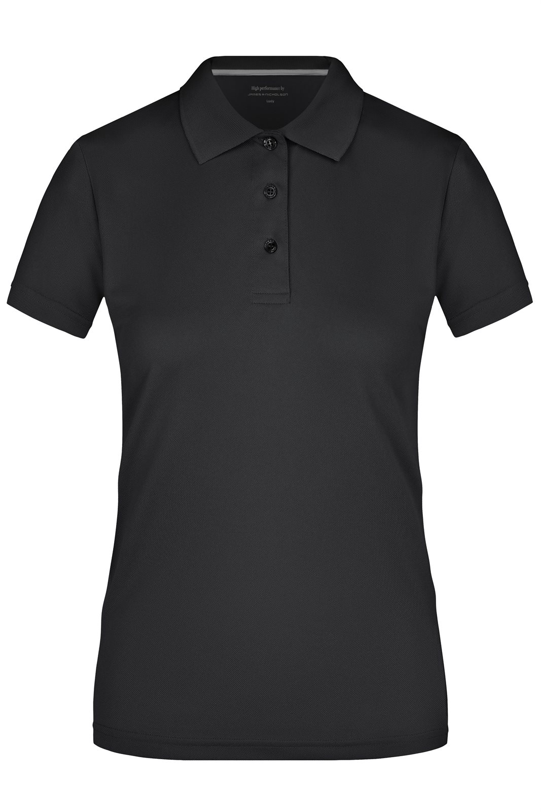 Poloshirt Damen Schwarz – Ladies' Polo High Performance