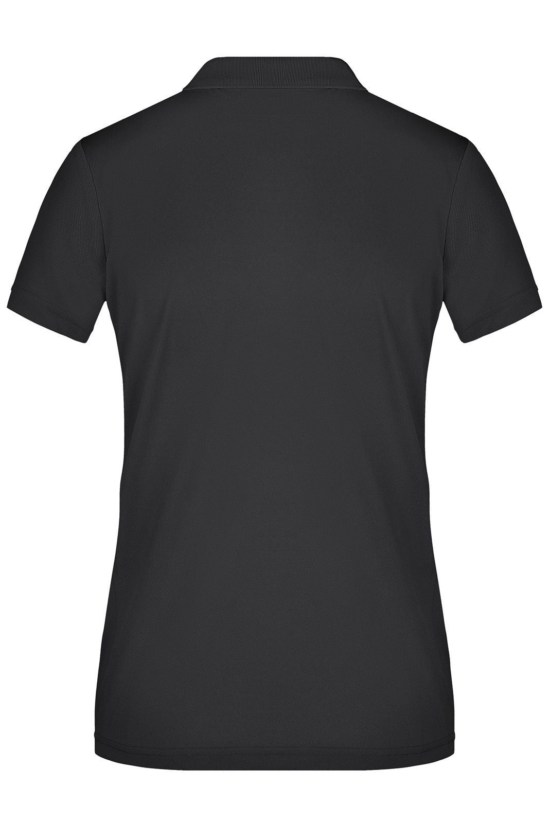 Poloshirt Damen Schwarz – Ladies' Polo High Performance, Detailansicht