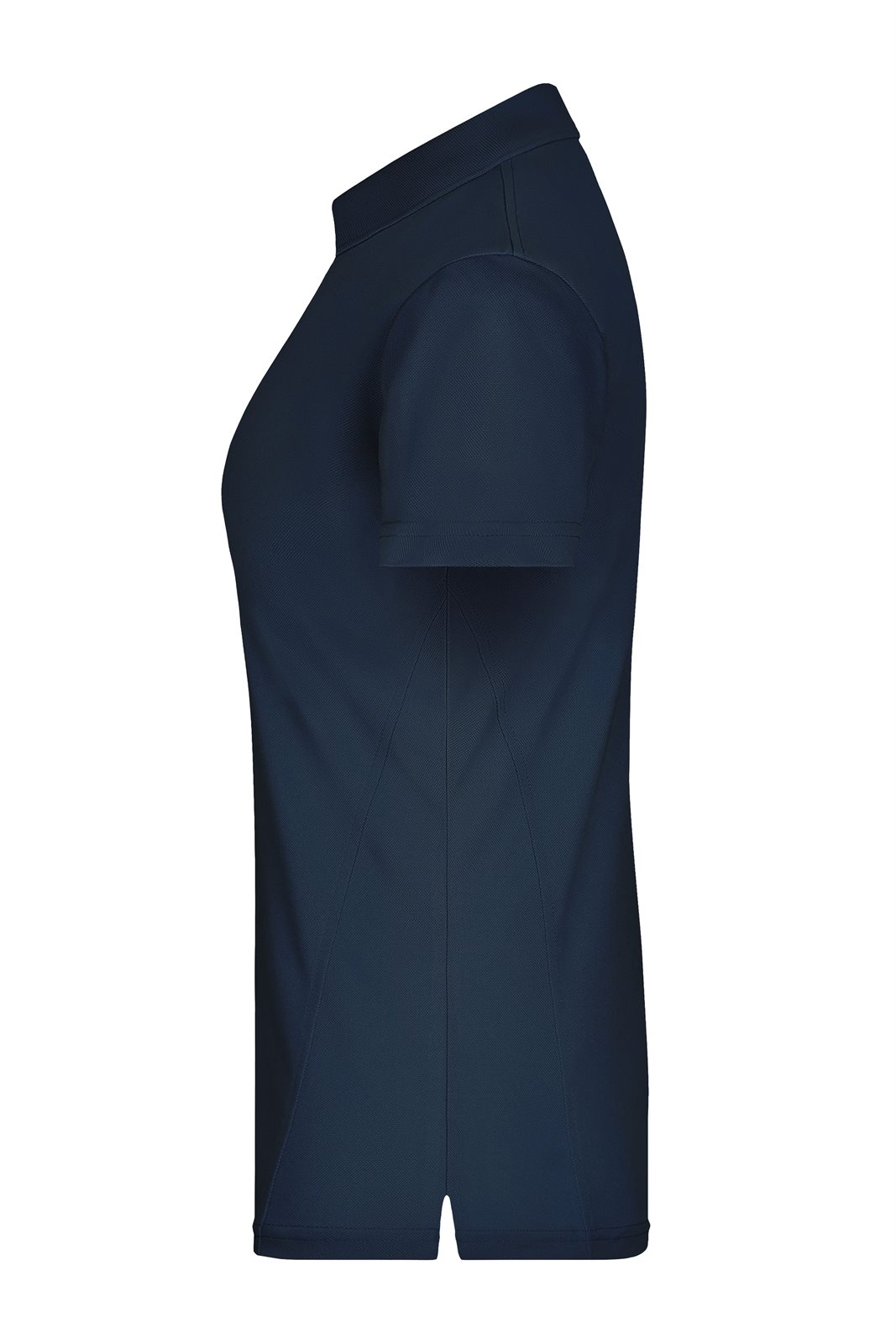 Poloshirt Damen Blau – Ladies' Polo High Performance, Detailansicht