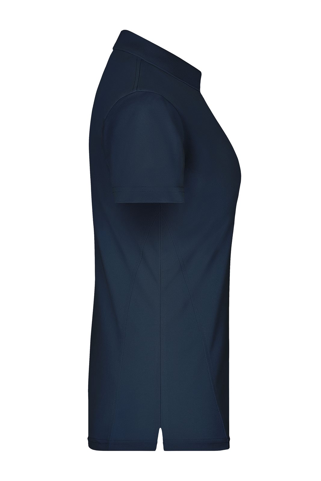 Poloshirt Damen Blau – Ladies' Polo High Performance, Detailansicht