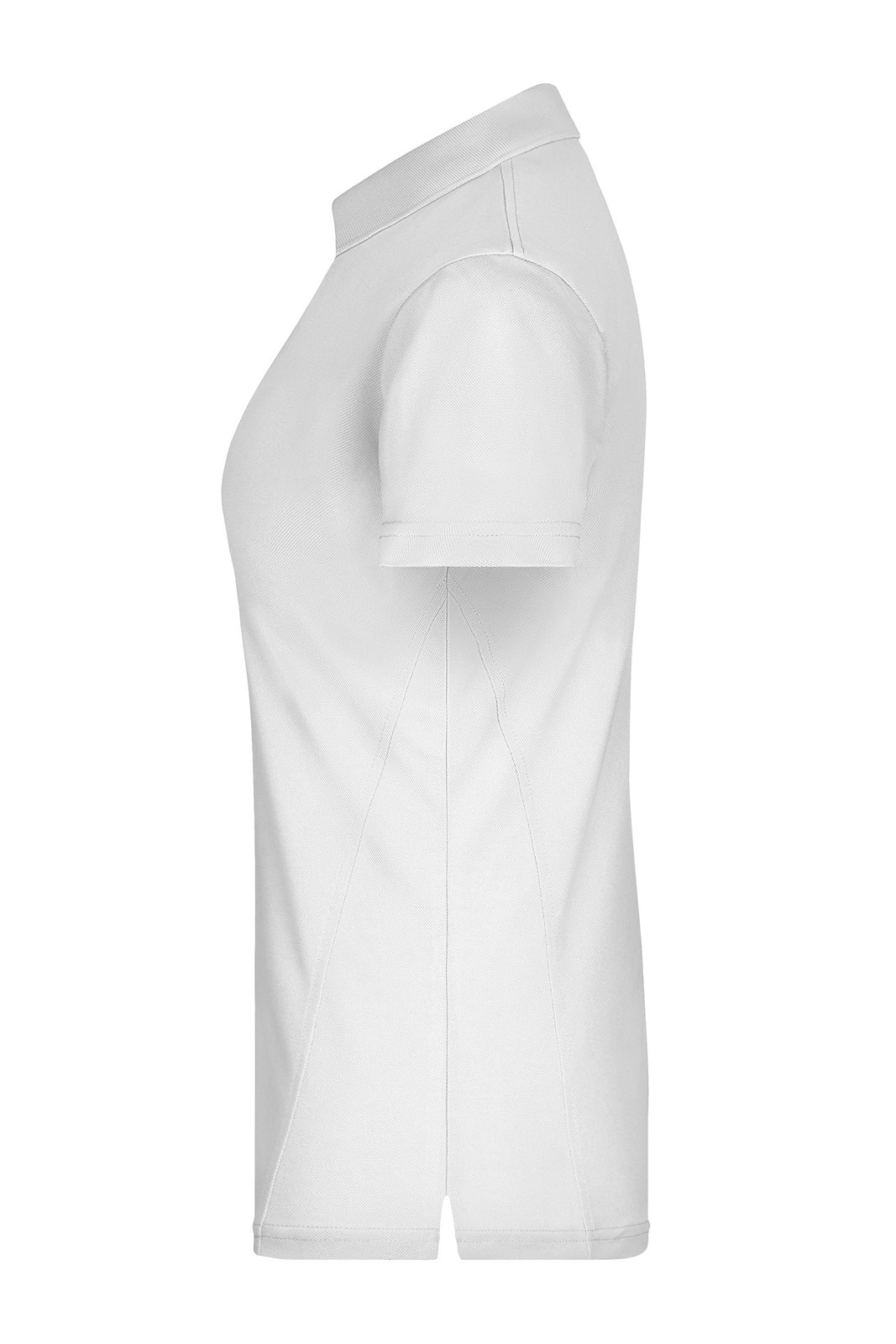 Poloshirt Damen Weiß – Ladies' Polo High Performance, Detailansicht