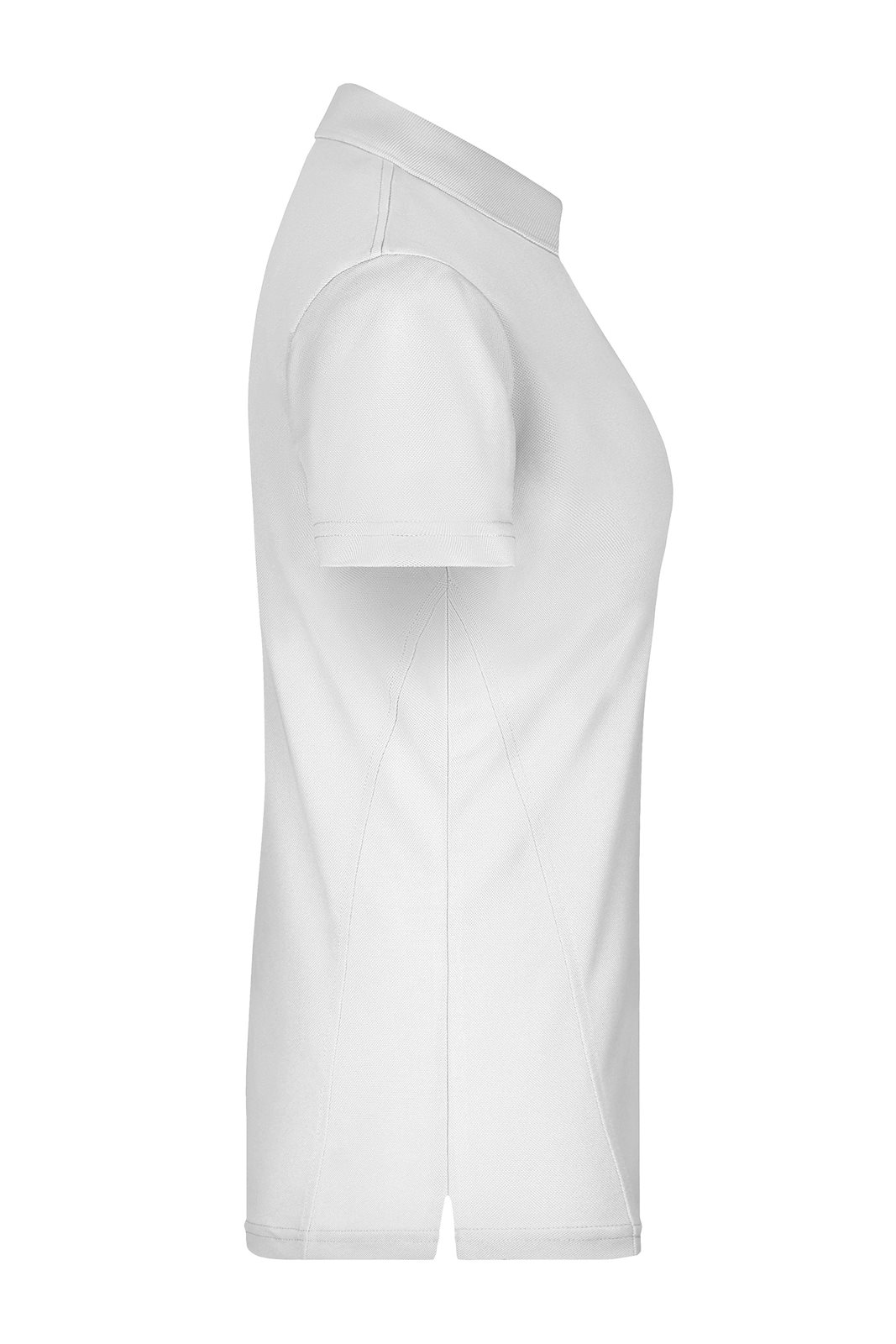 Poloshirt Damen Weiß – Ladies' Polo High Performance, Detailansicht