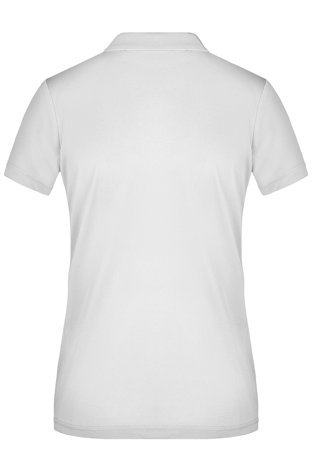 Poloshirt Damen Weiß – Ladies' Polo High Performance, Detailansicht