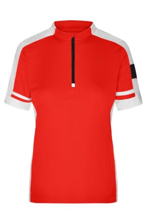 T-Shirt Damen Schwarz – Ladies' Bike-T Half-Zip