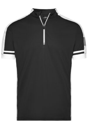 T-Shirt Herren Schwarz – Men's Bike-T Half-Zip