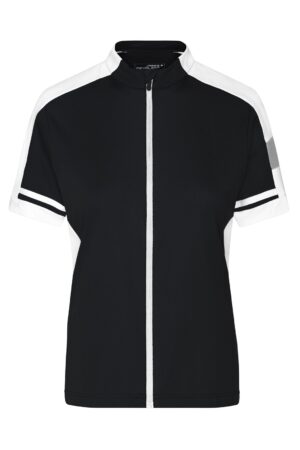 T-Shirt Damen Schwarz – Ladies' Bike-T Full-Zip