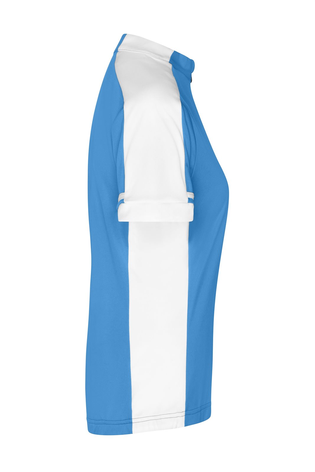 T-Shirt Damen Blau – Ladies' Bike-T Full-Zip, Detailansicht
