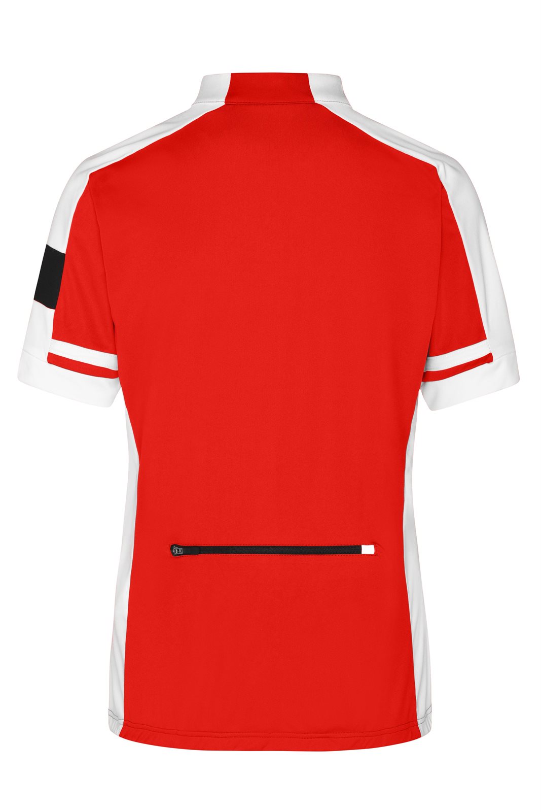 T-Shirt Damen Rot – Ladies' Bike-T Full-Zip, Detailansicht