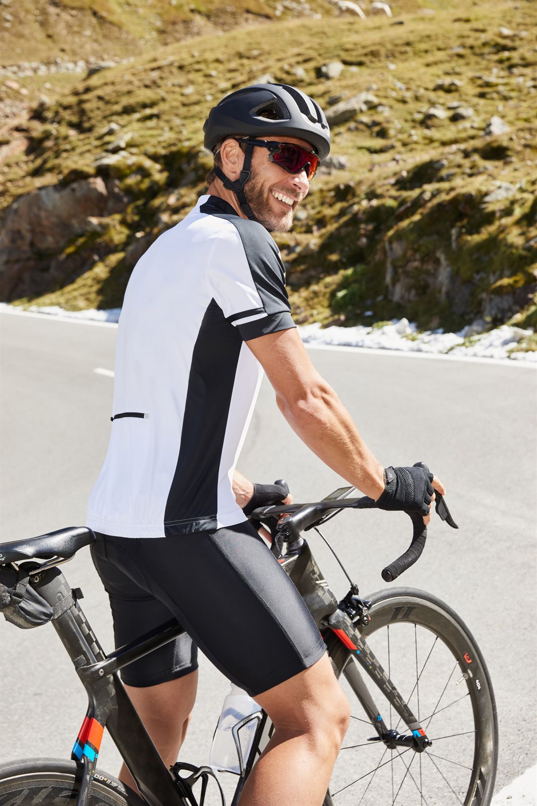 T-Shirt Herren – Men's Bike-T Full-Zip, Detailansicht