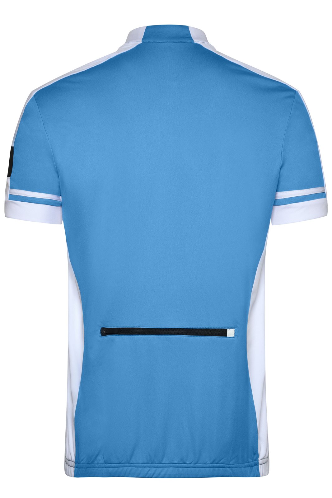 T-Shirt Herren Blau – Men's Bike-T Full-Zip, Detailansicht