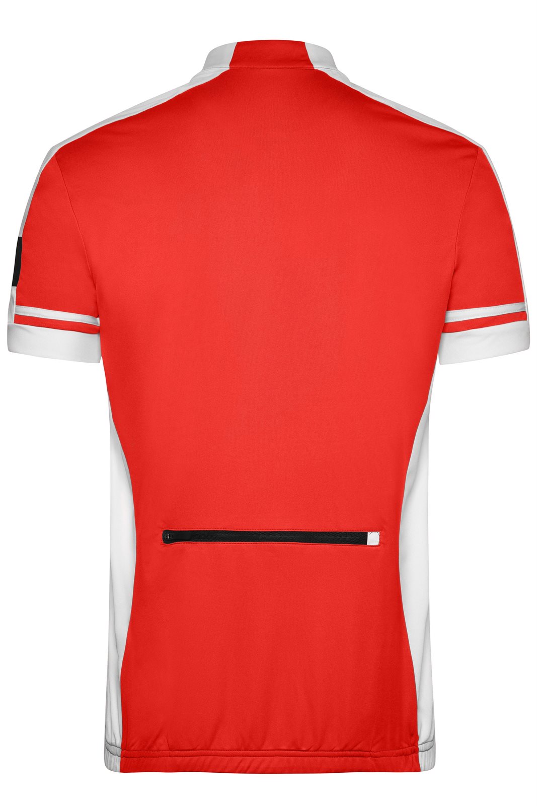 T-Shirt Herren Rot – Men's Bike-T Full-Zip, Detailansicht