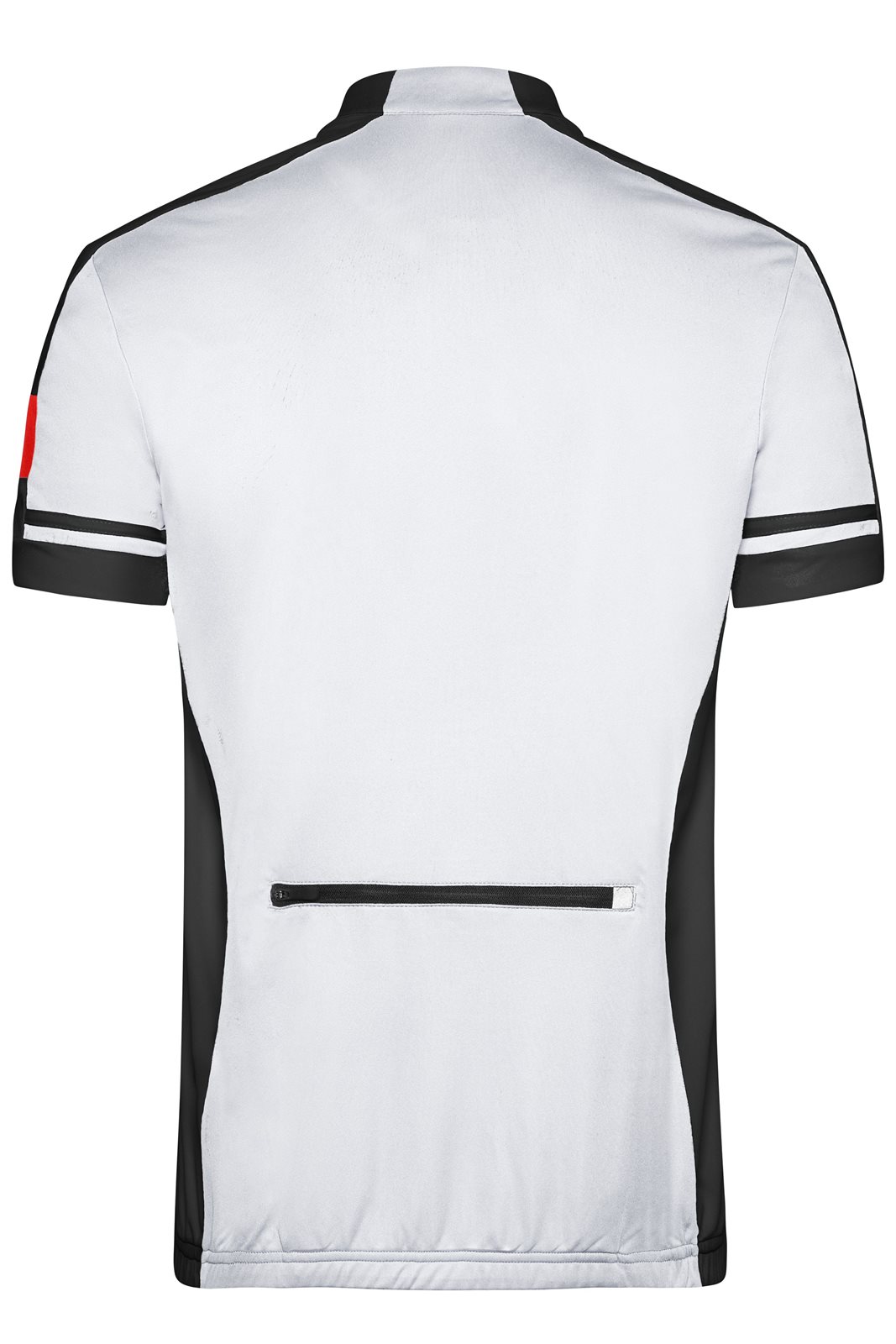 T-Shirt Herren Weiß – Men's Bike-T Full-Zip, Detailansicht