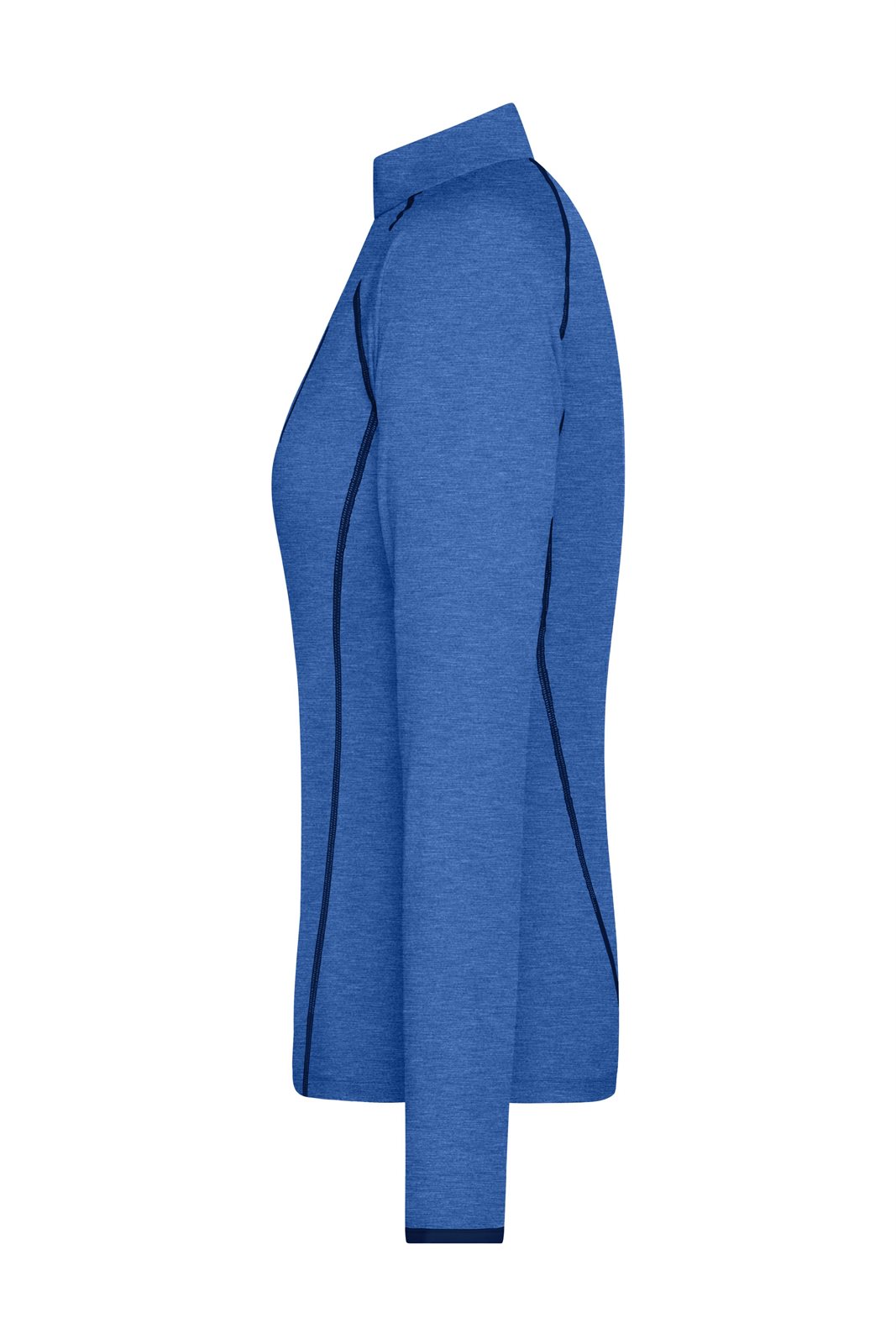 Pullover Damen Blau – Ladies' Sports Shirt Long-Sleeved, Detailansicht