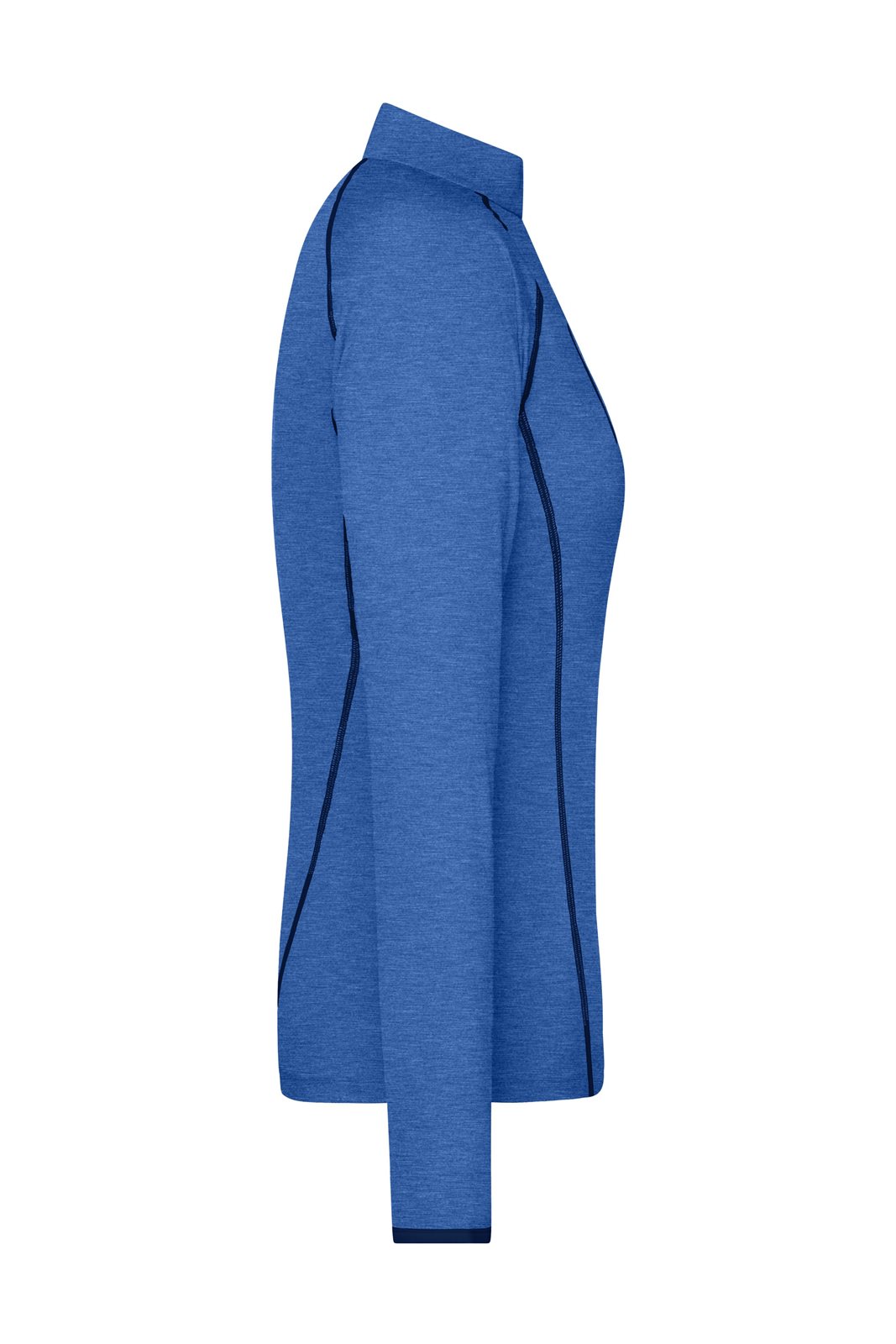 Pullover Damen Blau – Ladies' Sports Shirt Long-Sleeved, Detailansicht