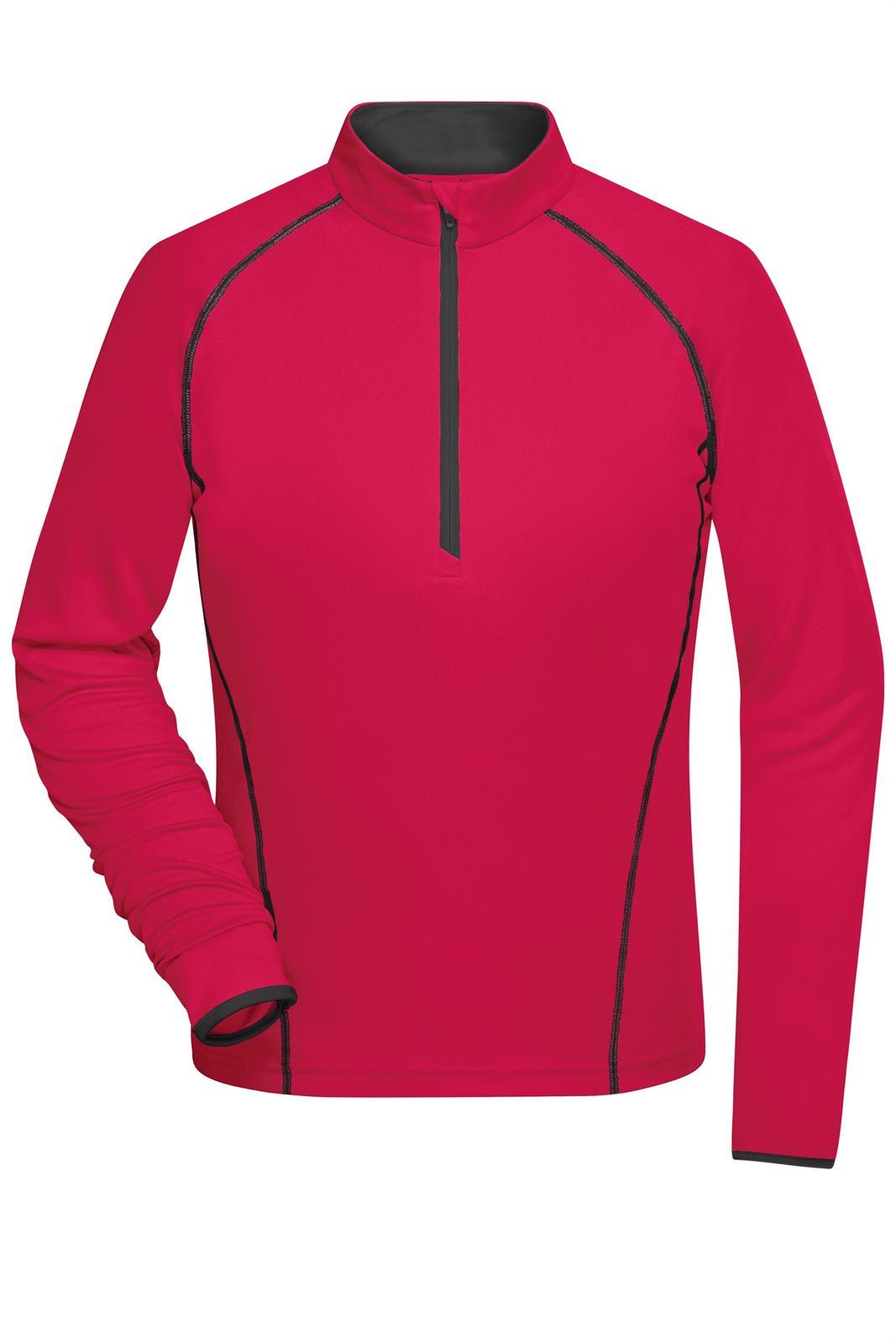 Pullover Damen Pink/Grau/Neon – Ladies' Sports Shirt Long-Sleeved