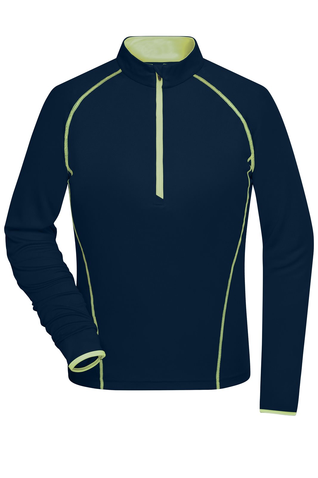 Pullover Damen Blau/Gelb – Ladies' Sports Shirt Long-Sleeved