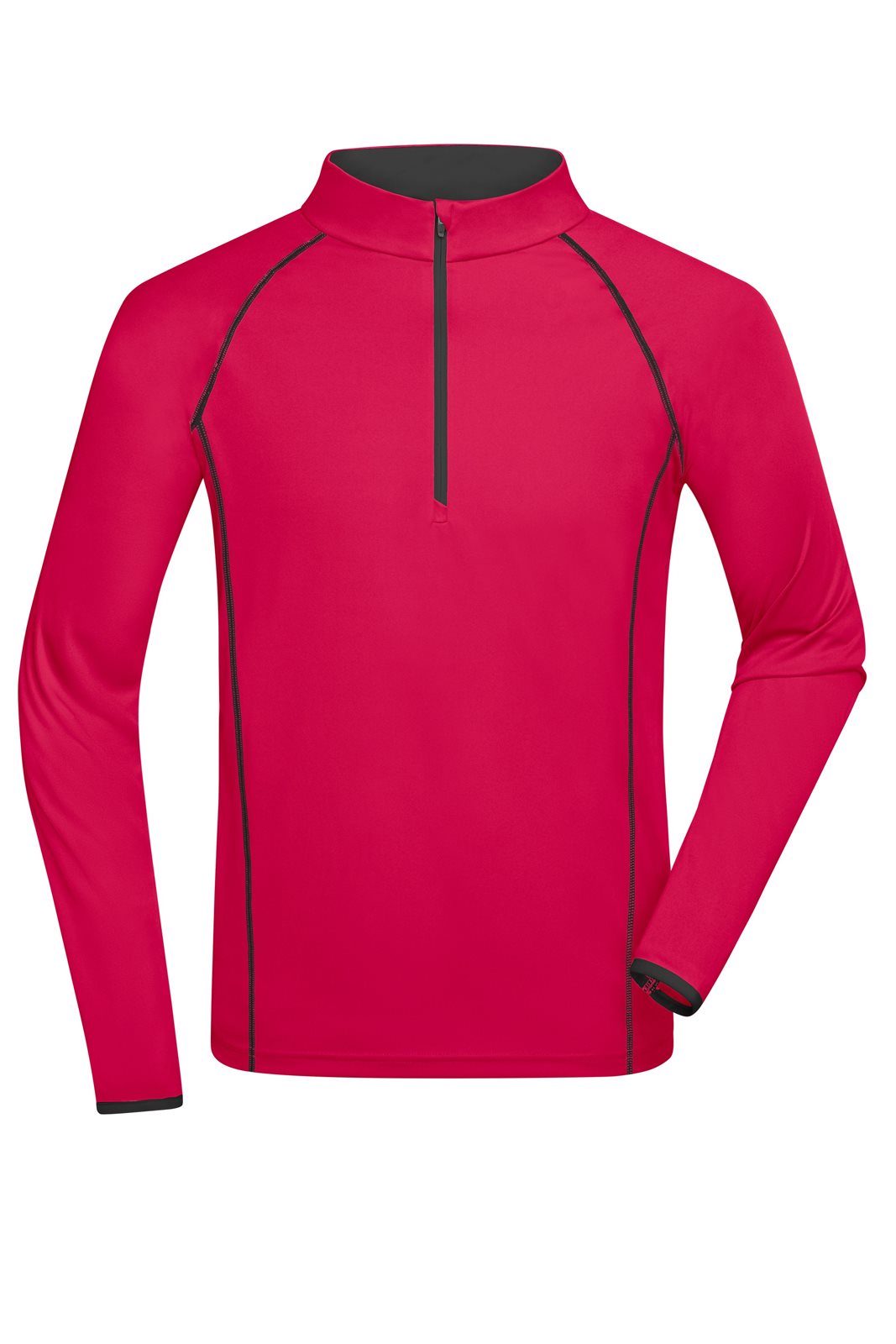 Pullover Herren Pink/Grau/Neon – Men's Sports Shirt Long-Sleeved